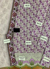 MB Lilac New Arrival Digital Lawn 3pc