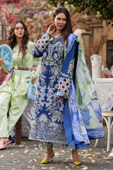 Mushq Blue Chikankari Embroidery Collection