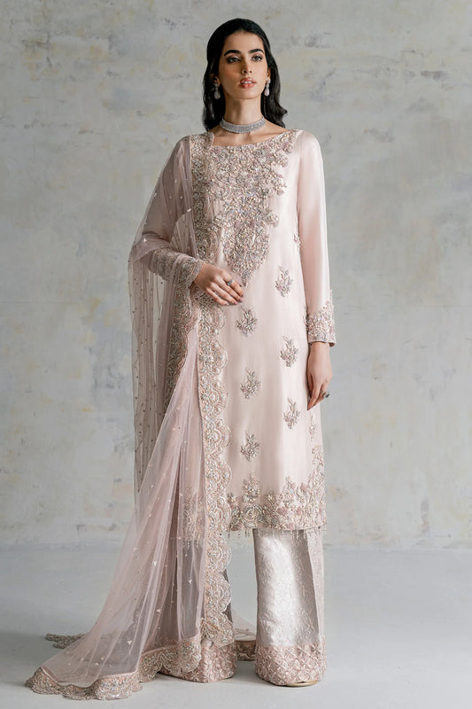 AMMARA KHAN LIGHT PINK PARTY WEAR DRESS