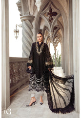 MB Black Shifli Chikankari Luxury Lawn