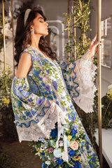 Maria B Blue and White digital embroidered lawn 3pc