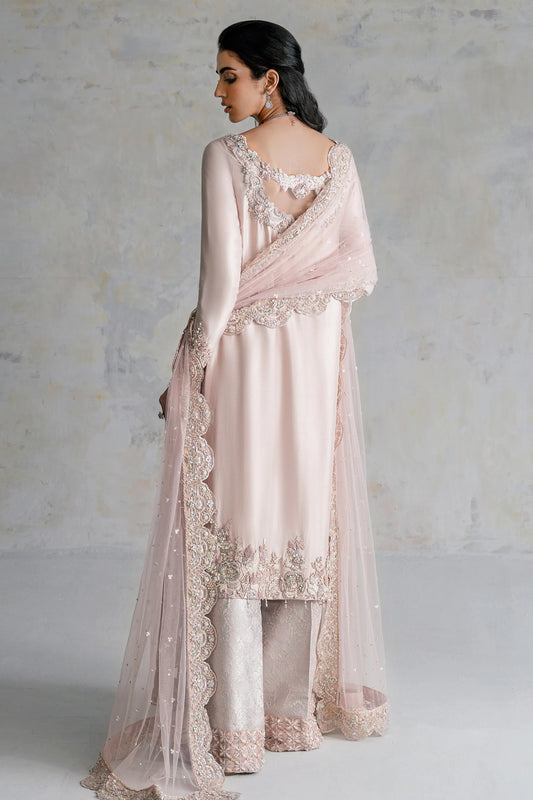 AMMARA KHAN LIGHT PINK PARTY WEAR DRESS