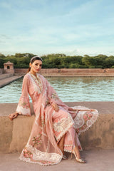 Crimson Pink Luxury Embroidery Collection Chikankari