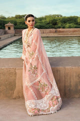 Crimson Pink Luxury Embroidery Collection Chikankari