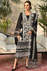 Crimson Black Chikankari Cotton Embroidery Collection