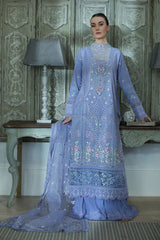 Sobia Nazir Blue Chikankari Embroidery Collection