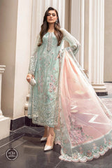 MB Green Luxury Chiffon Embroidery collection 3pc