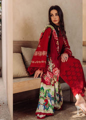 Saira Rizwan Luxury Maroon Chikankari Embroidery Collection