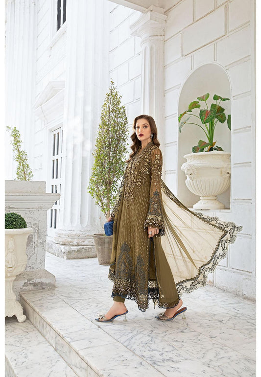 MB Brown Chiffon Luxury Collection 3pc