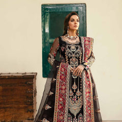 Akbar Aslam Luxury Black Bridal 3pc