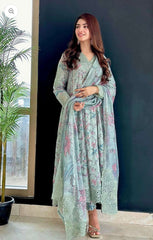 Iznik Pista Luxury Lawn Embroidered 3pc