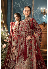 MB Red Luxury Bridal Collection Handwork 3pc