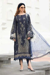 MB MPrint Navy Blue Lawn Digital 3pc