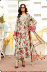 MB MPrint Digital Lawn Unstitched 3pc