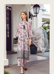 MB Pink Digital 3pc Luxury Lawn