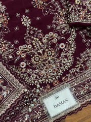 Zareena by Gulaal Bridal Chiffon Luxury Collection Handmade