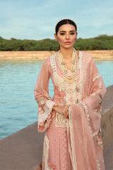 Crimson Pink Luxury Embroidery Collection Chikankari