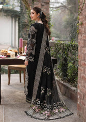 Khaf Luxury Black Chikankari Embroidery Collection