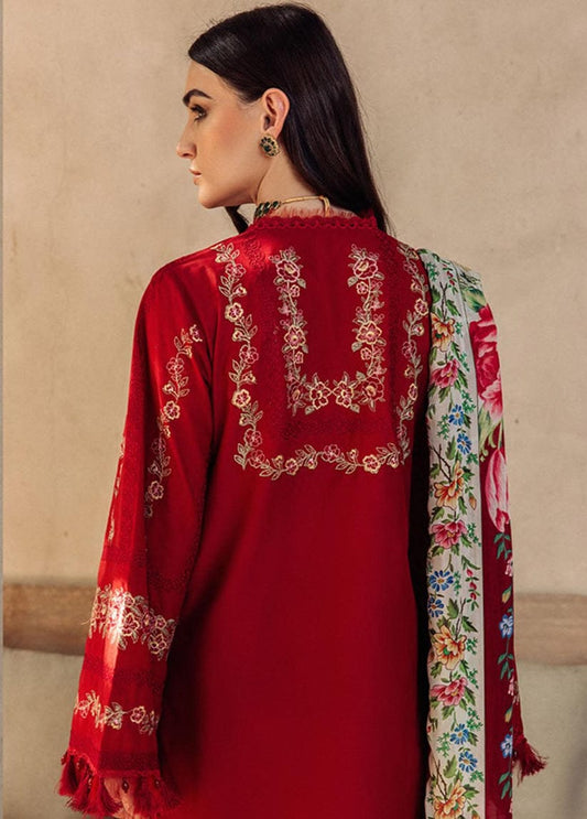 Saira Rizwan Luxury Maroon Chikankari Embroidery Collection