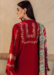 Saira Rizwan Luxury Maroon Chikankari Embroidery Collection