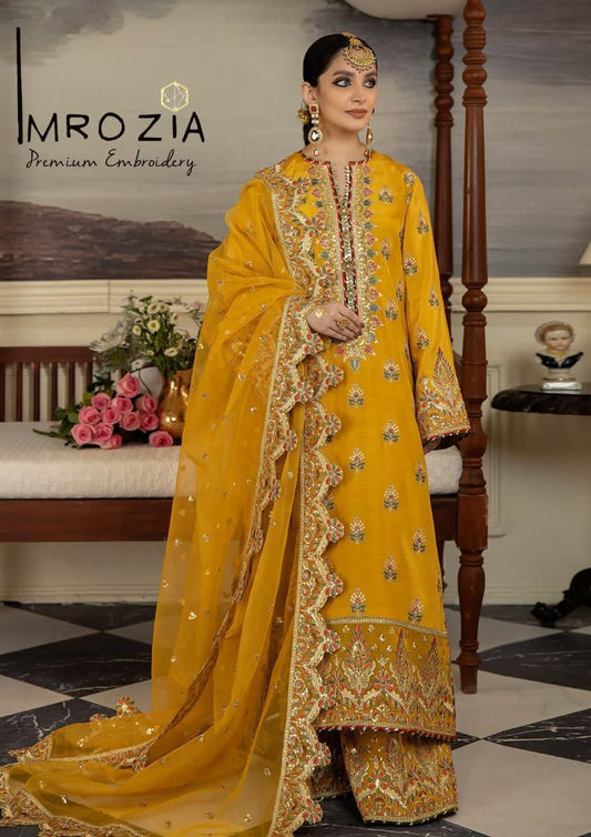 Imrozia Yellow Wedding Collection Dress