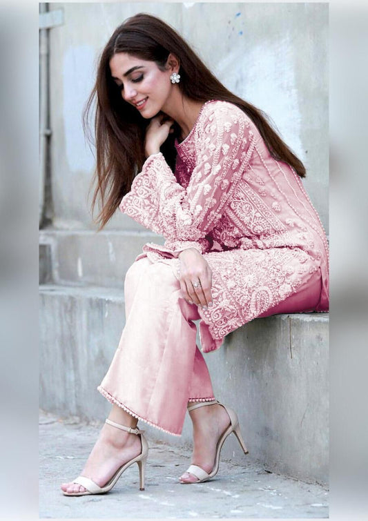 Maya Ali T Pink Organza Dress Formal Collection